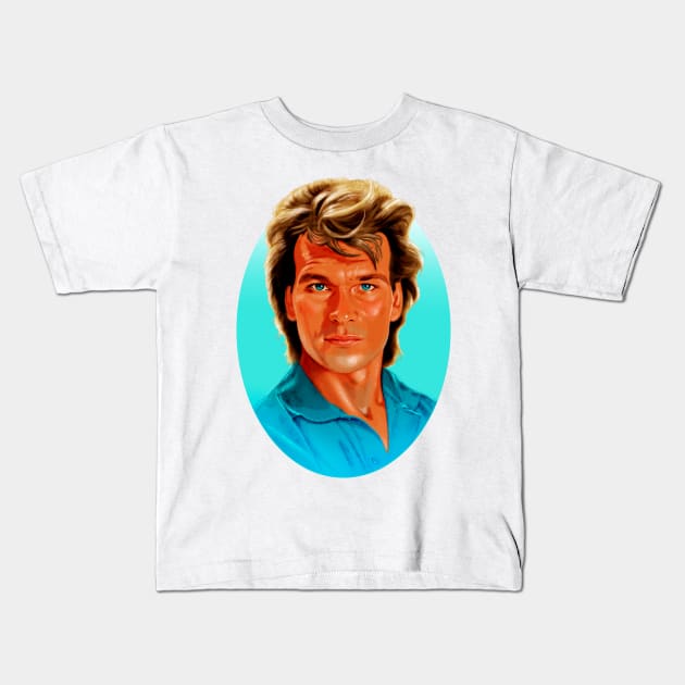 SWAYZE Kids T-Shirt by helloVONK